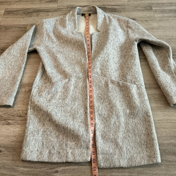 Express light grey long lined coat - Picture 6 of 6